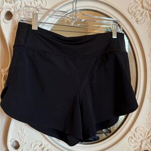 Athleta “Run With It” Black Athletic Shorts